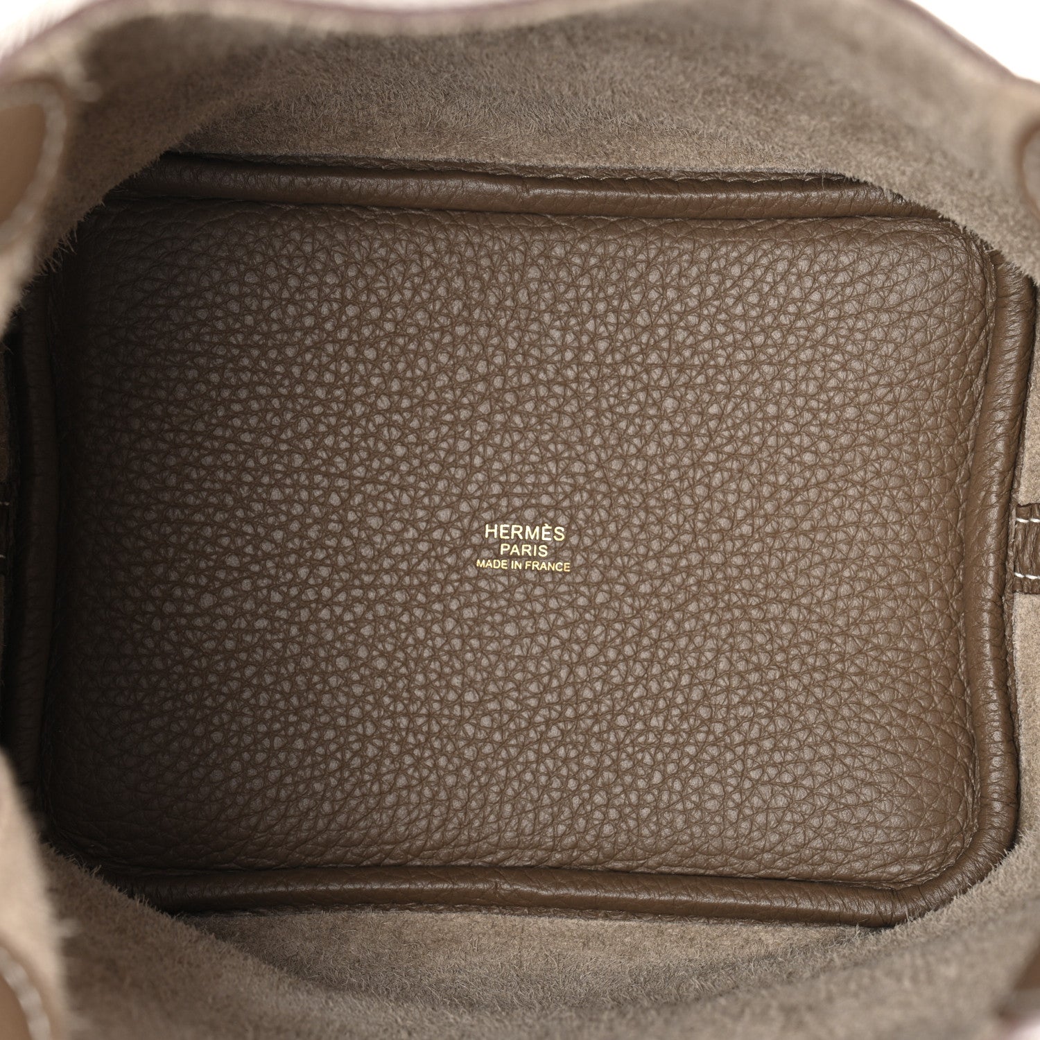 Hermes Taurillon Clemence Picotin Lock 18 PM Etoupe 5 of 11