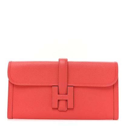 Hermes Epsom Jige Elan 29 Clutch Rose Jaipur 1 of 13