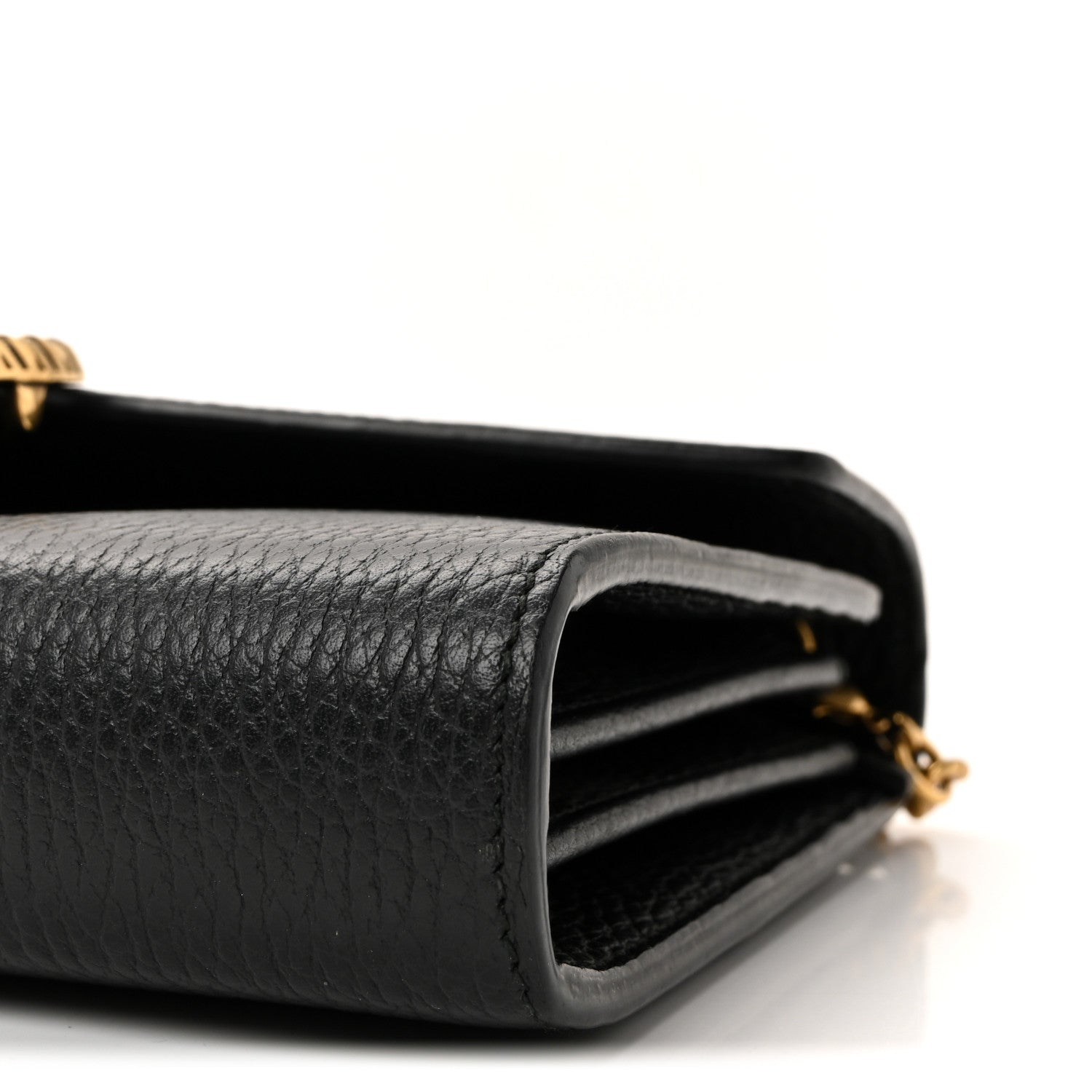 Gucci Calfskin Garden Dionysus Chain Wallet Black 9 of 9