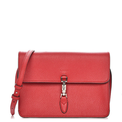 Gucci Grand Prix Calfskin Jackie Convertible Shoulder Bag Hibiscus Red 1 of 10
