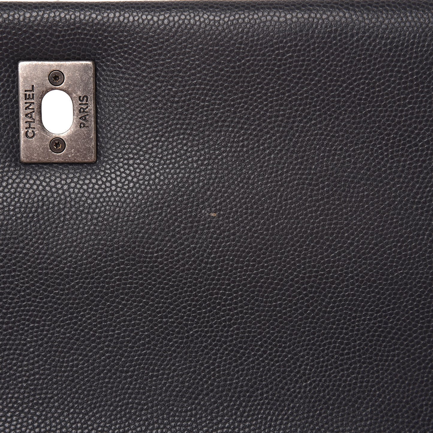 Caviar Lizard Quilted Medium Coco Handle Flap Grey