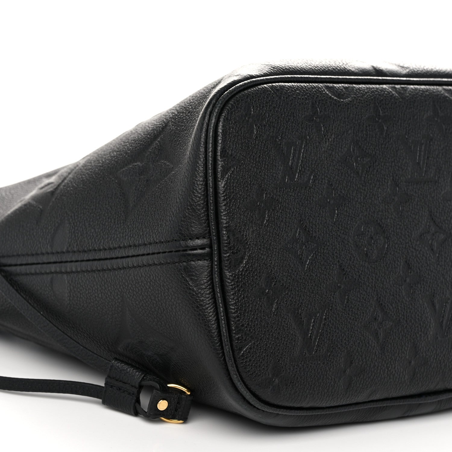 Louis Vuitton Empreinte Monogram Giant Neverfull MM Black 9 of 10