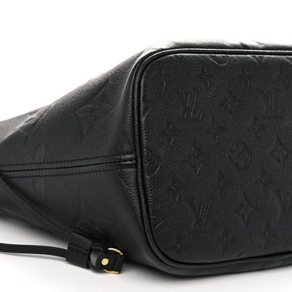 Louis Vuitton Empreinte Monogram Giant Neverfull MM Black 9 of 10