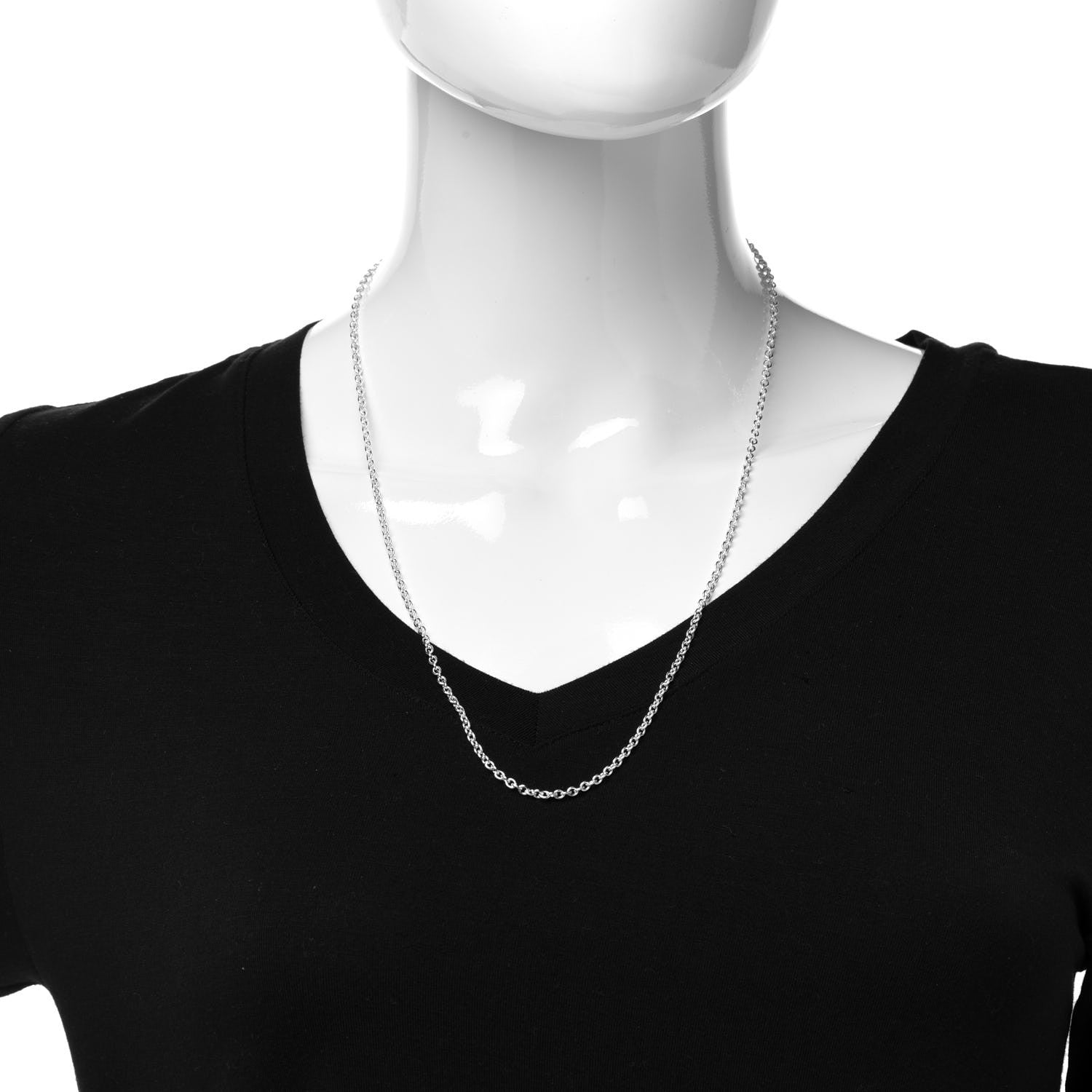 Tiffany Sterling Silver Chain Necklace 24" 2 of 6
