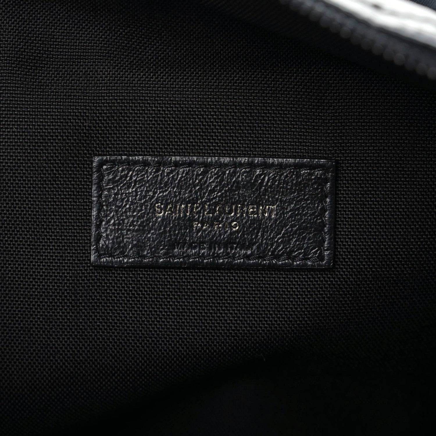 Saint Laurent Nylon Camouflage Logo Ripstop Body Belt Bag Kaki 5 of 9