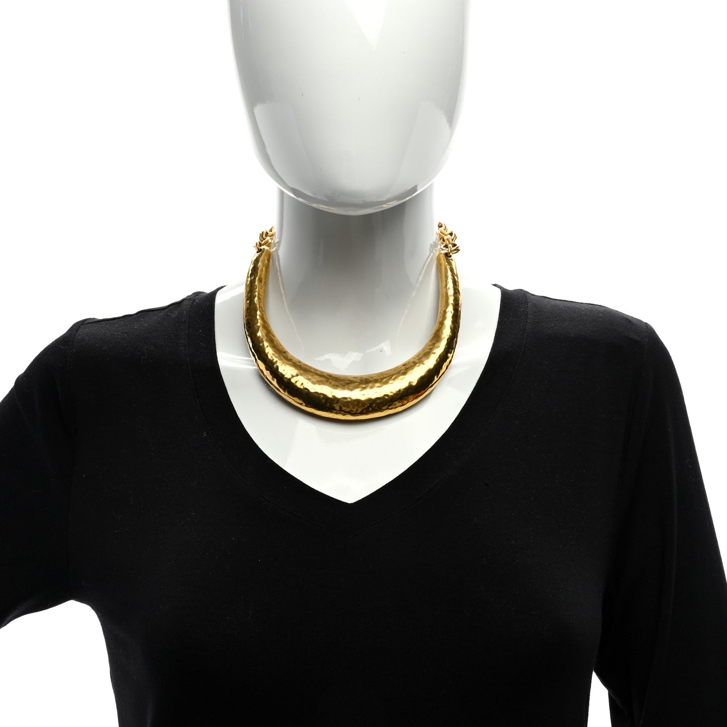 Half Moon Necklace Gold