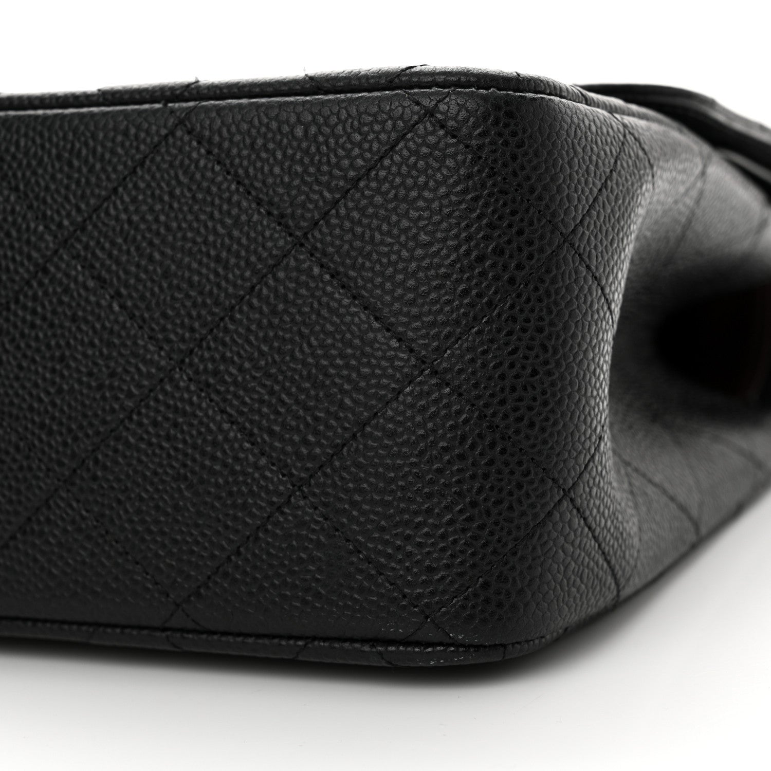 Chanel Caviar Quilted Jumbo Double Flap Black 10 of 18