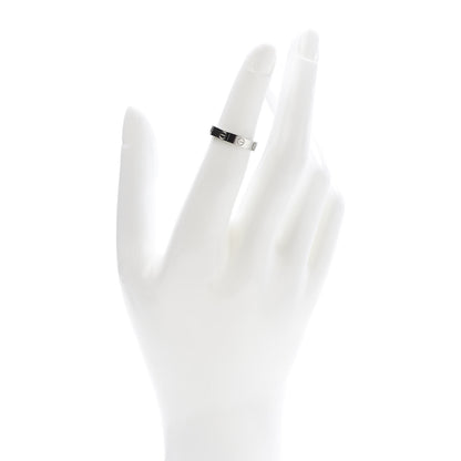 Cartier 18K White Gold 3.5mm LOVE Wedding Band Ring 49 4.75 2 of 4