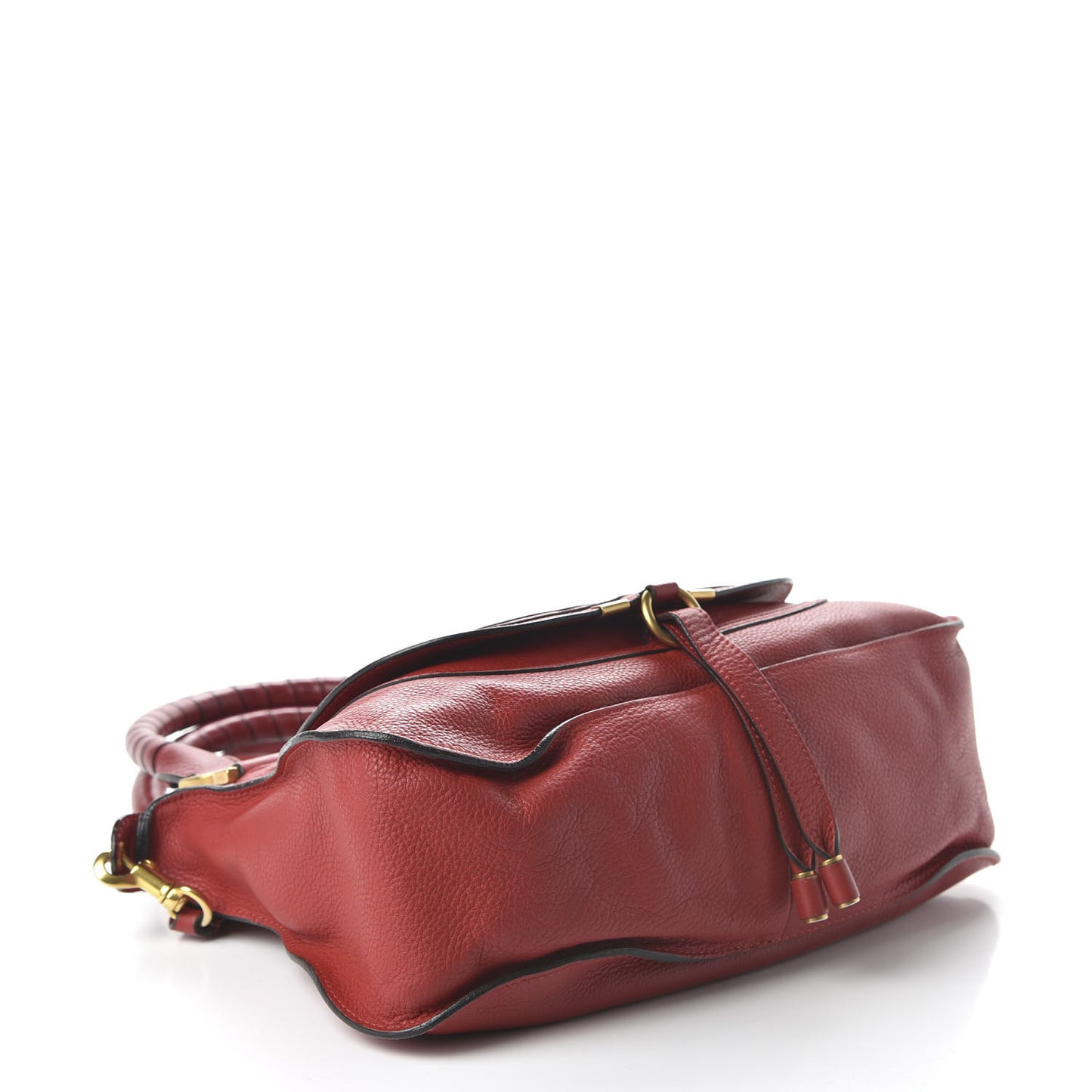 Calfskin Medium Marcie Satchel Red