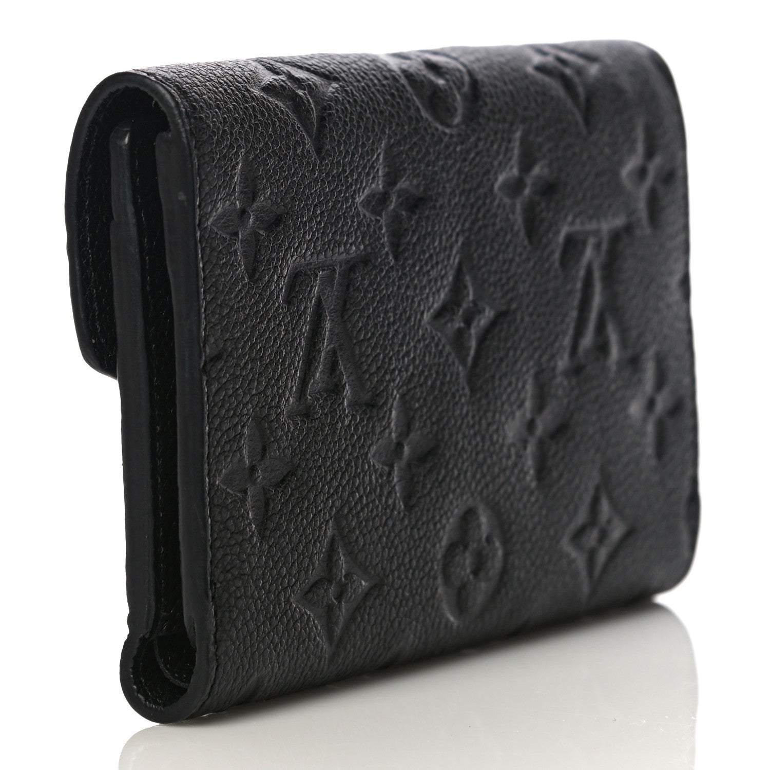 Louis Vuitton Empreinte Compact Curieuse Wallet Black 3 of 11