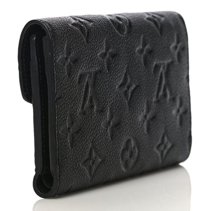 Louis Vuitton Empreinte Compact Curieuse Wallet Black 3 of 11
