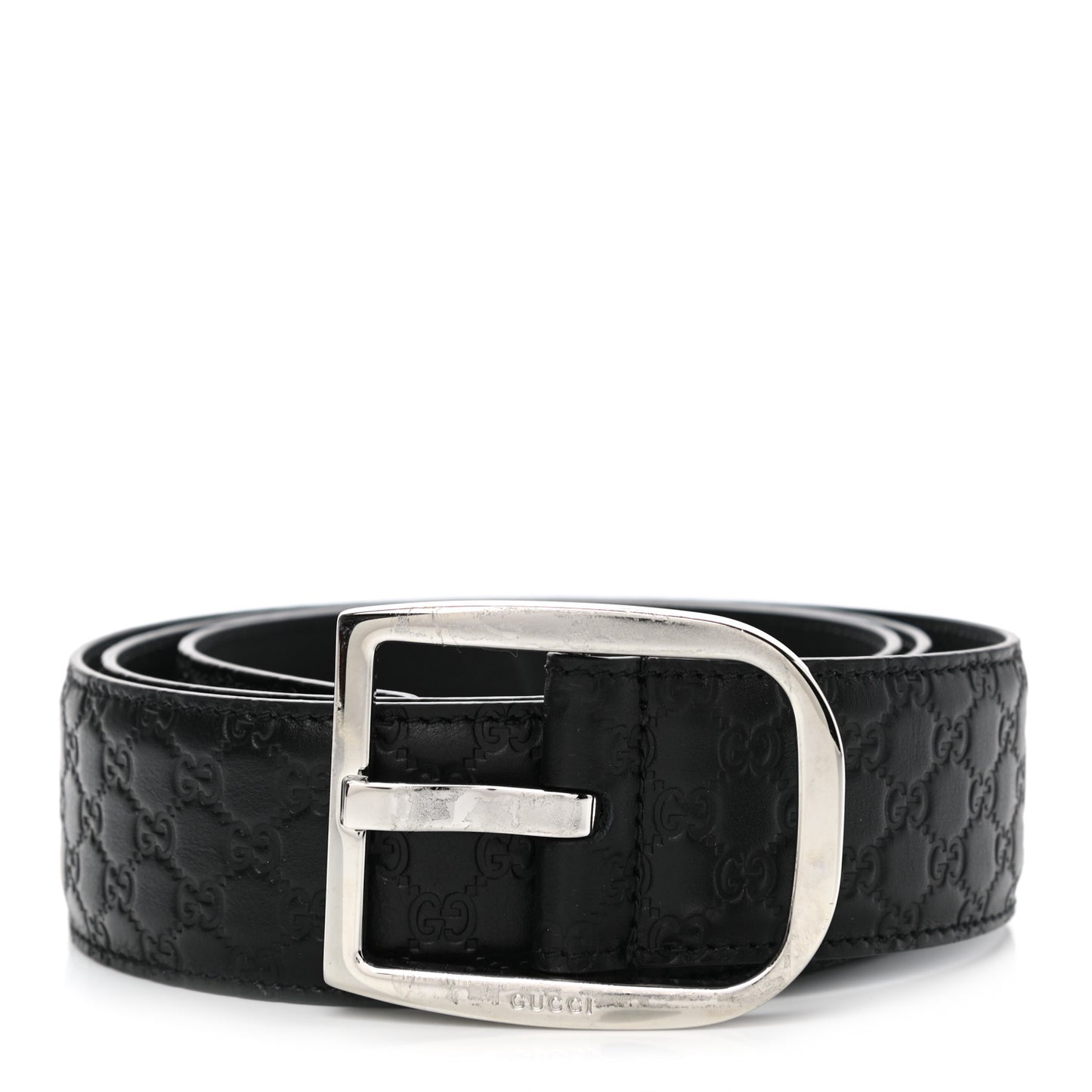 Soft Microguccissima 40mm Belt 100 40 Black