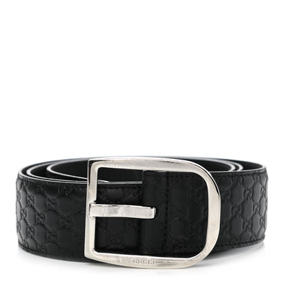 Gucci Soft Microguccissima 40mm Belt 100 40 Black 1 of 6
