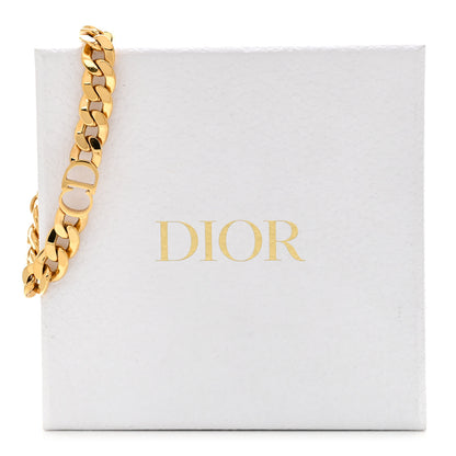 Christian Dior Brass CD Icon Chain Bracelet Gold 4 of 4
