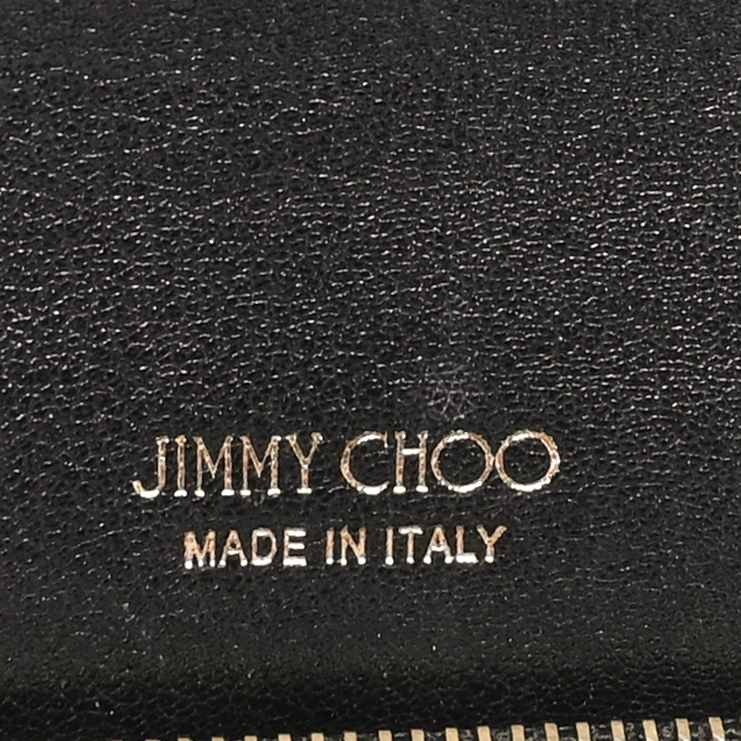 Jimmy Choo Glitter Milla Wallet on Chain Silver 6 of 9