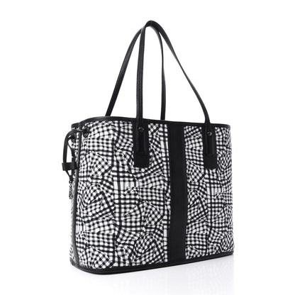 MCM Visetos Medium Liz Reversible Shopper Tote Black 10 of 15