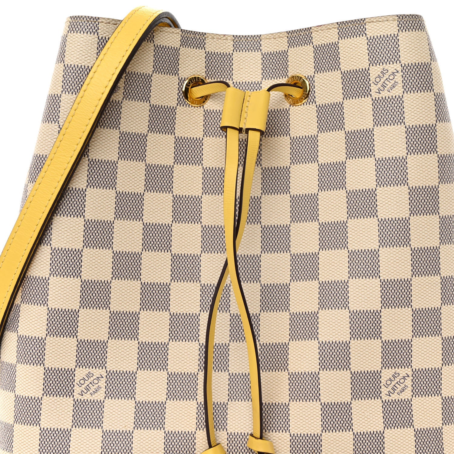 Louis Vuitton Damier Azur Neonoe MM Pineapple 8 of 11