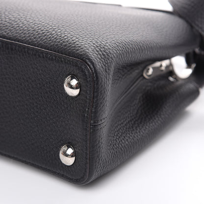 Louis Vuitton Taurillon Capucines BB Black 8 of 10