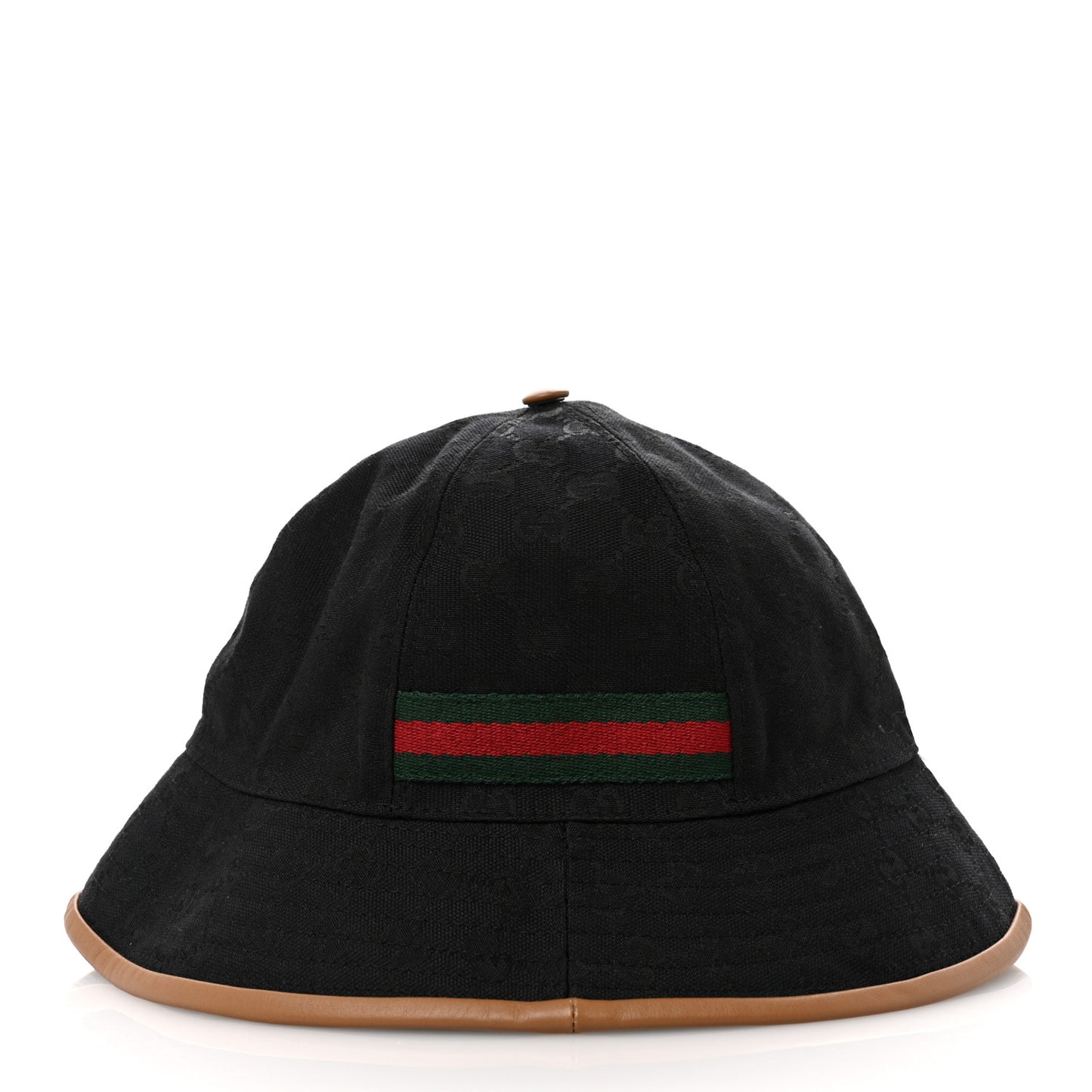 Monogram Web Bucket Hat M Black