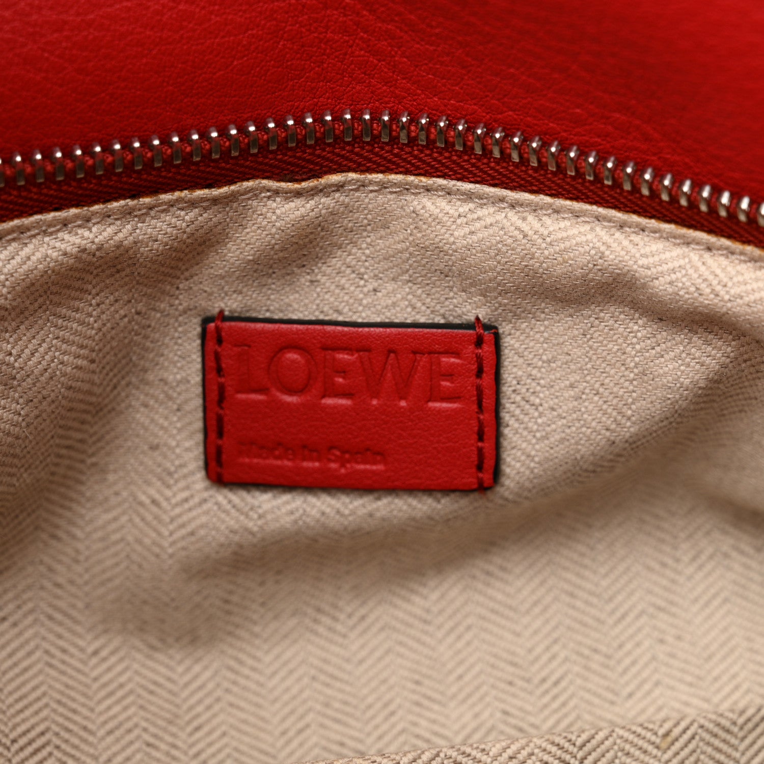 Loewe Calfskin Medium Puzzle Bag Scarlet 6 of 12