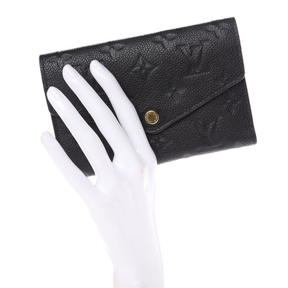 Louis Vuitton Empreinte Compact Curieuse Wallet Black 2 of 13
