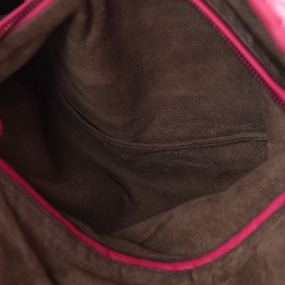 Bottega Veneta Nappa Intrecciato Fold Over Tote Rosa Shock 9 of 9