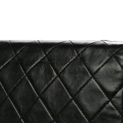 Chanel Lambskin Quilted Medium Single Flap Black 12 of 15