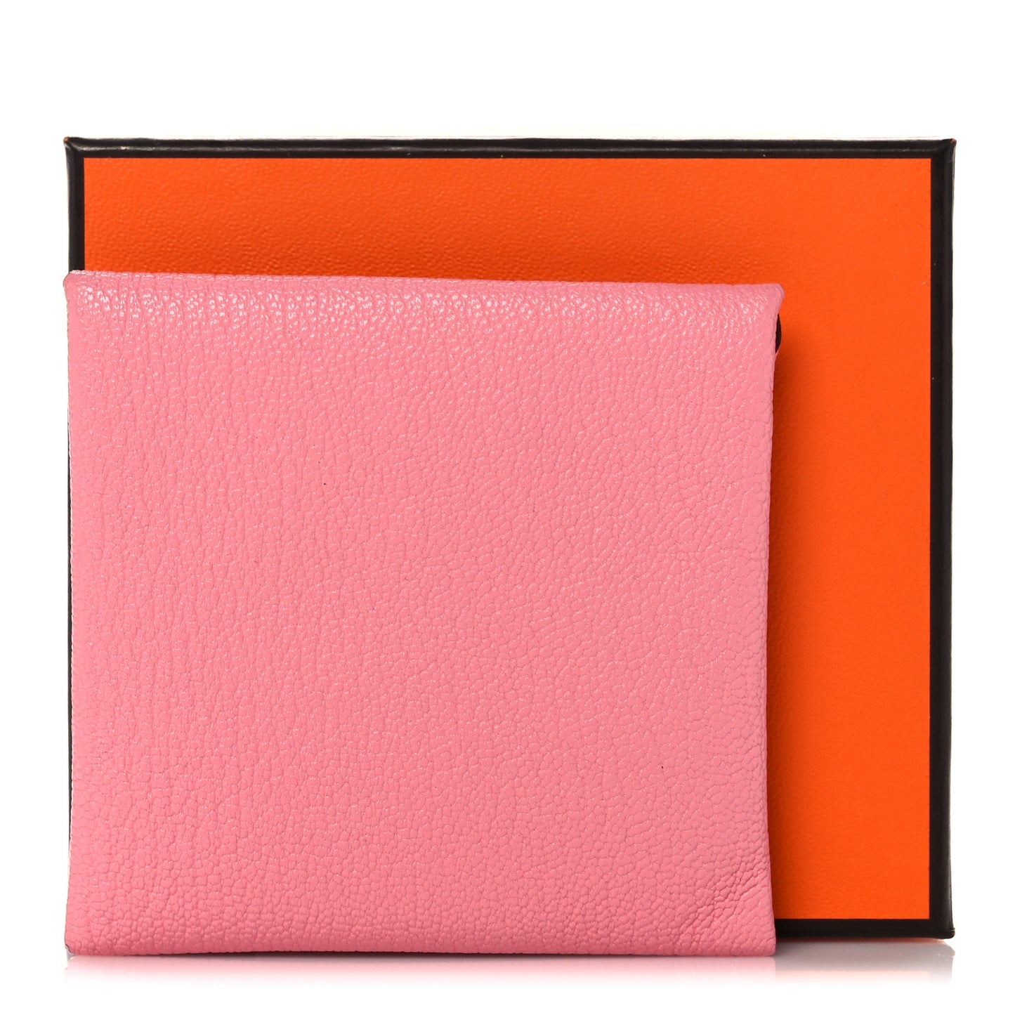 Chevre Mysore Verso Bastia Coin Purse Rose Confetti Brique