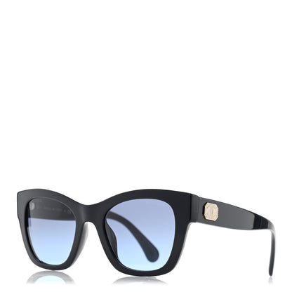 Chanel Acetate Square CC Sunglasses 5478-A Black 1 of 7