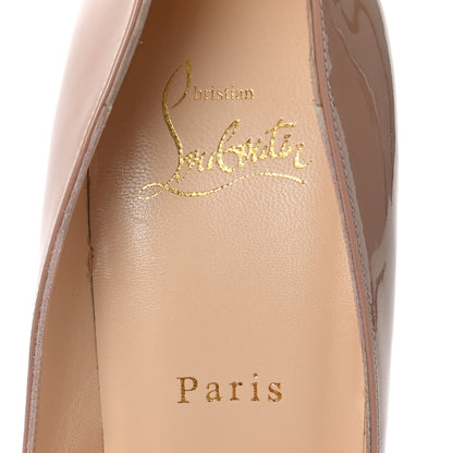 Christian Louboutin Patent Merci Allen 85 Pumps 37 Nude 8 of 10