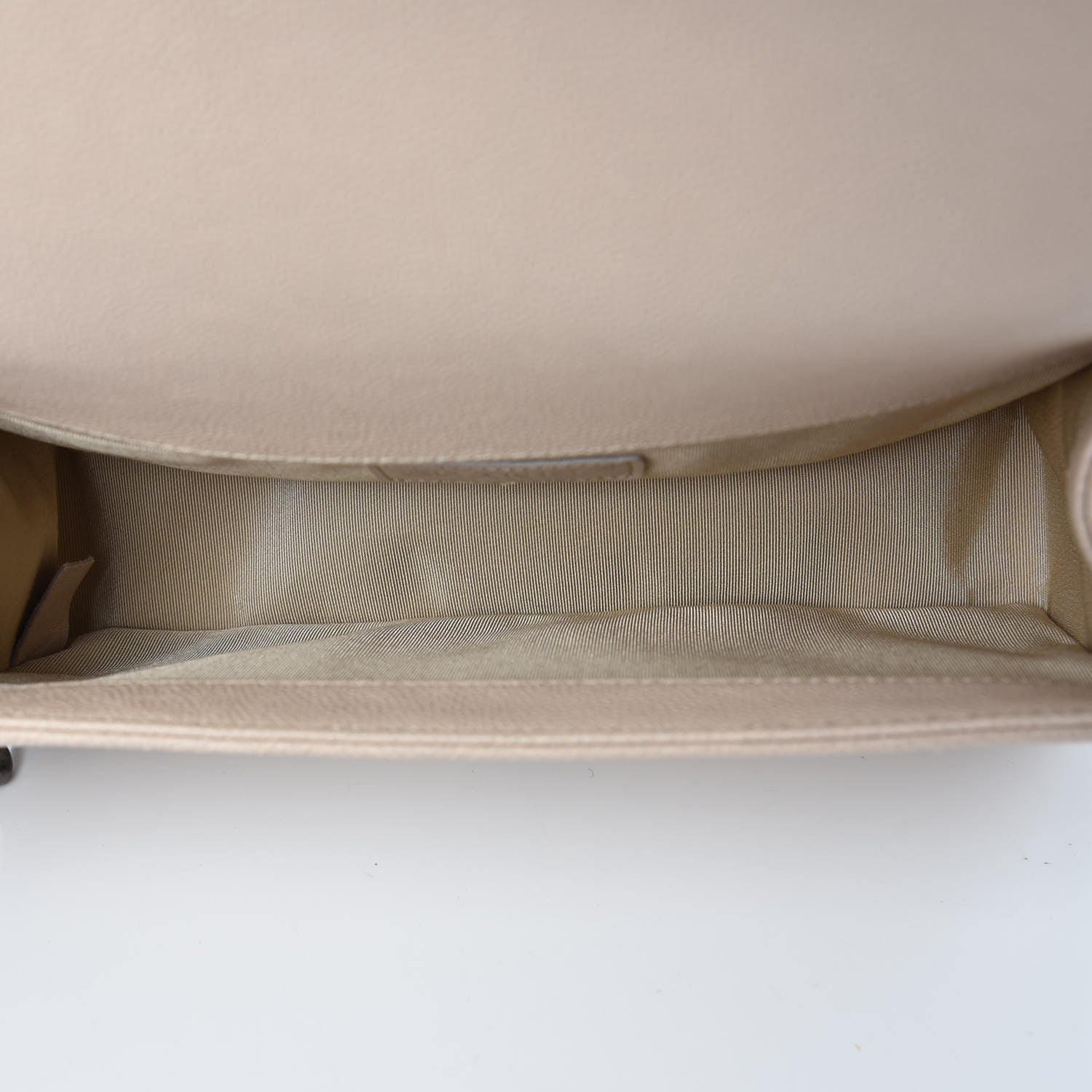 Chanel Caviar Quilted Medium Boy Flap Light Beige 5 of 8