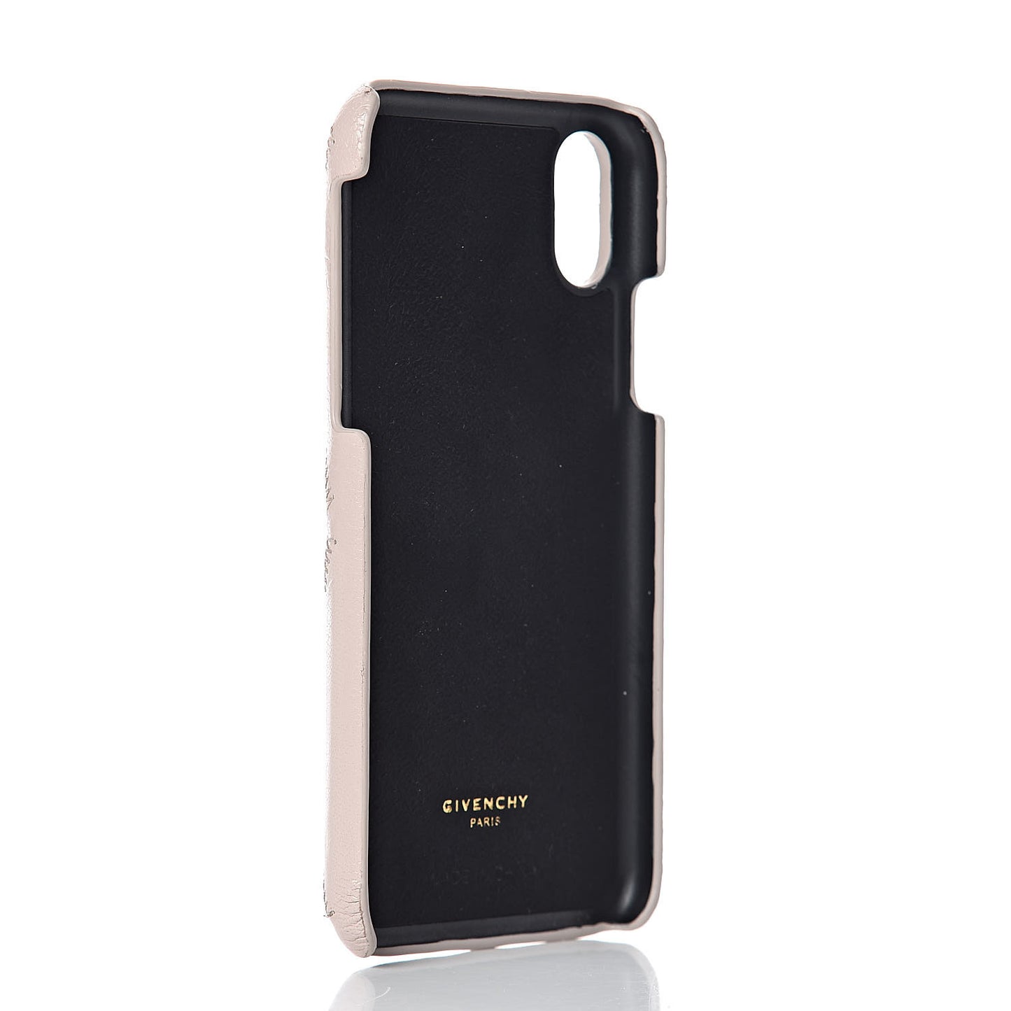 Goatskin Diamond Quilted GV3 iPhone X Case Pale Pink