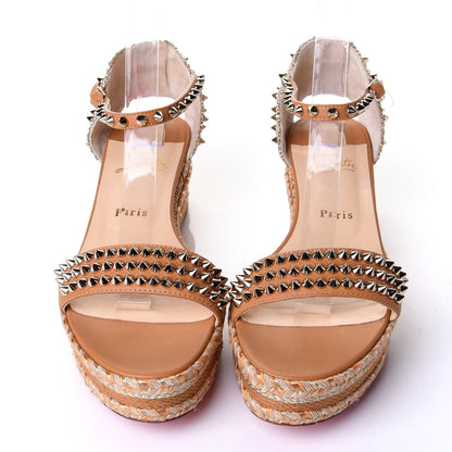 Christian Louboutin Nappa Madmonica 60 Platform Sandals 41 Tan 5 of 11