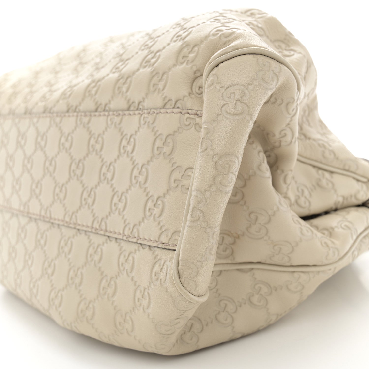 Gucci Guccissima Medium Sukey Tote Mystic White 10 of 11