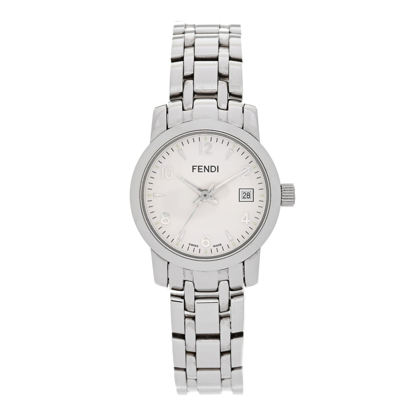 Stainless Steel 26mm 2100L Quartz Watch White