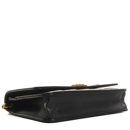 Chanel Lambskin Boy Wallet On Chain WOC Black 4 of 9