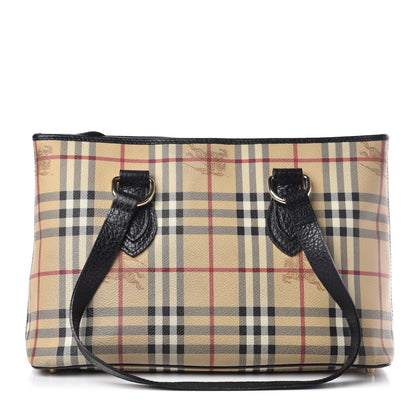 Burberry Haymarket Check Medium Regent Tote Black 1 of 17
