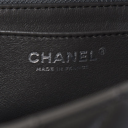 Chanel Lambskin Quilted Elementary Chic Flap Grey 6 of 18