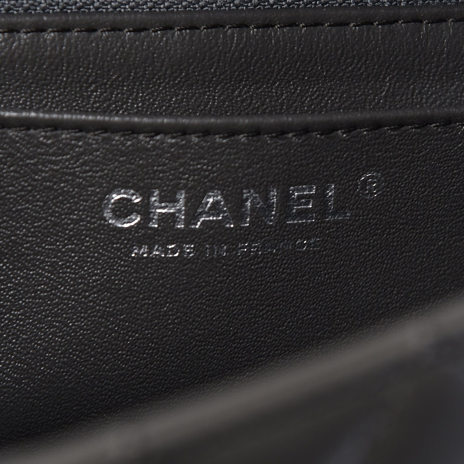 Chanel Lambskin Quilted Elementary Chic Flap Grey 6 of 18