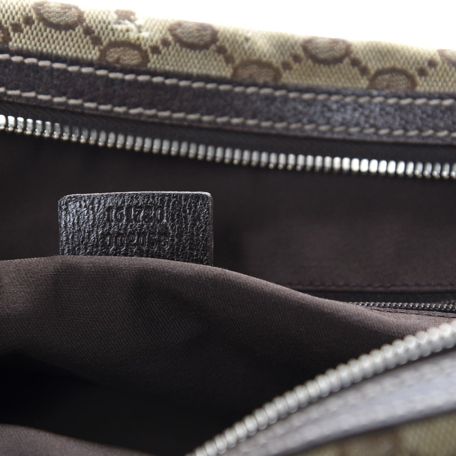 Gucci Monogram Small Princy Satchel Dark Brown 18 of 19