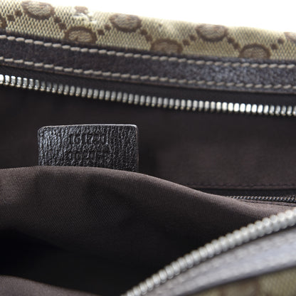 Gucci Monogram Small Princy Satchel Dark Brown 18 of 19