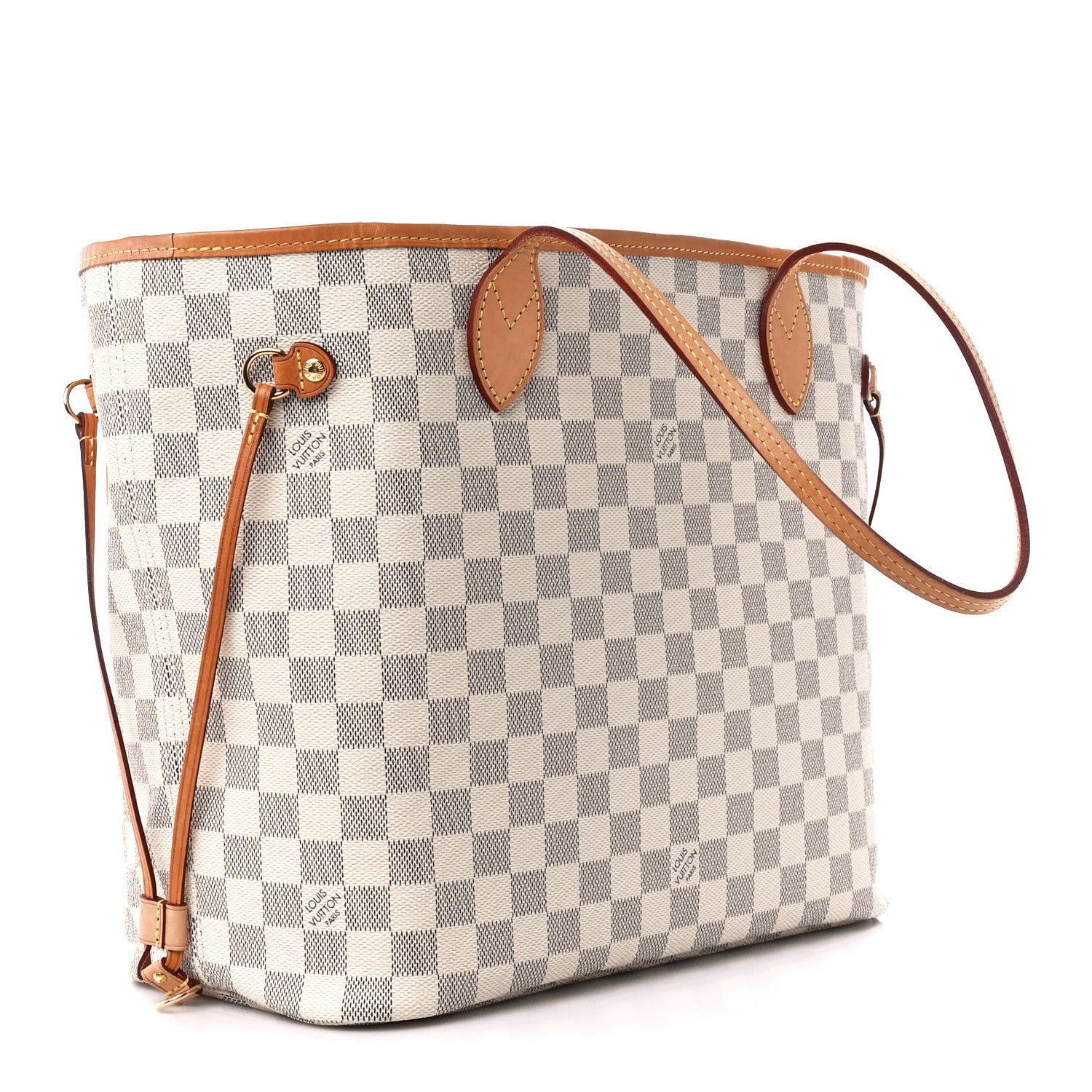 Louis Vuitton Damier Azur Neo Neverfull MM Rose Ballerine 4 of 13