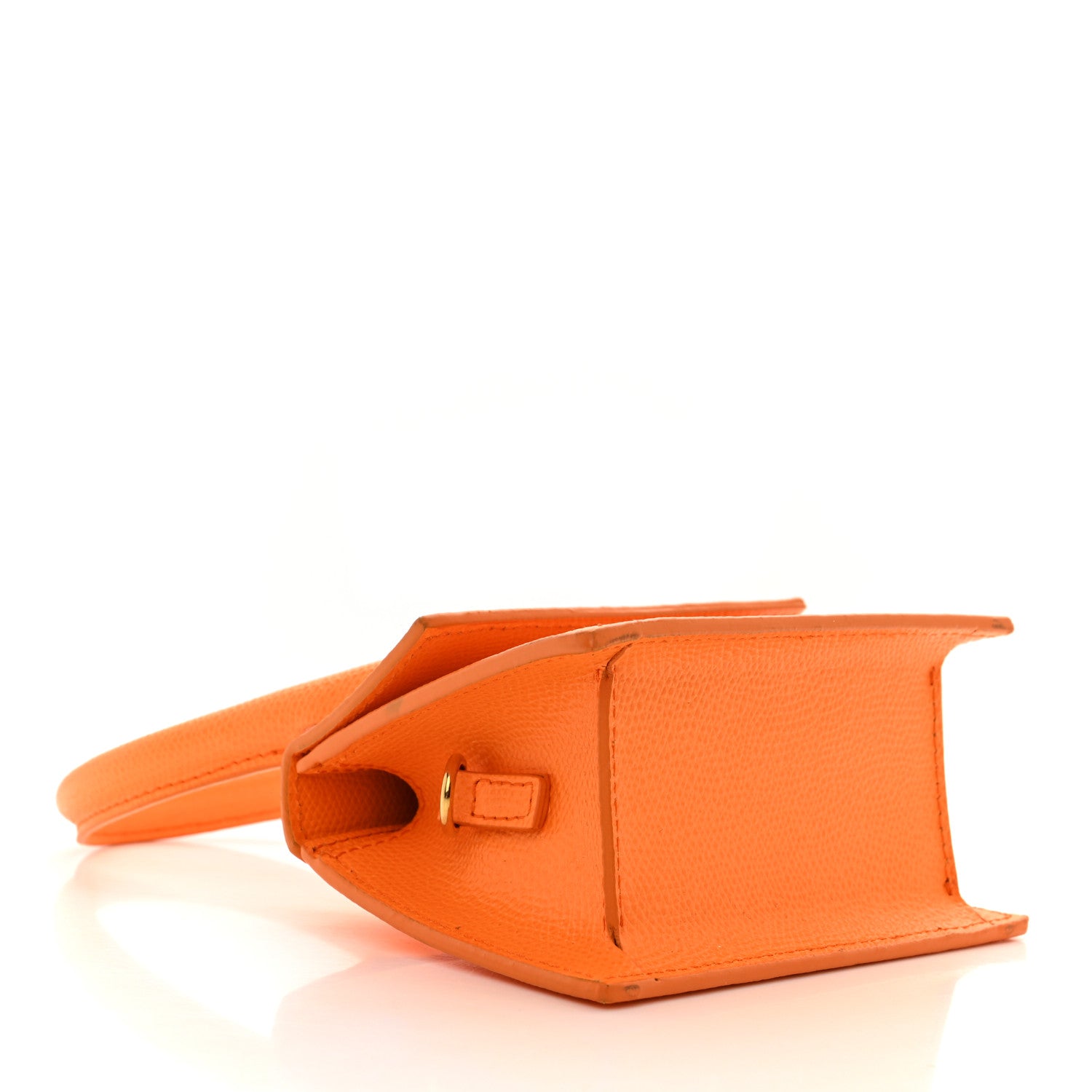 Jacquemus Grained Calfskin Le Chiquito Orange 4 of 9