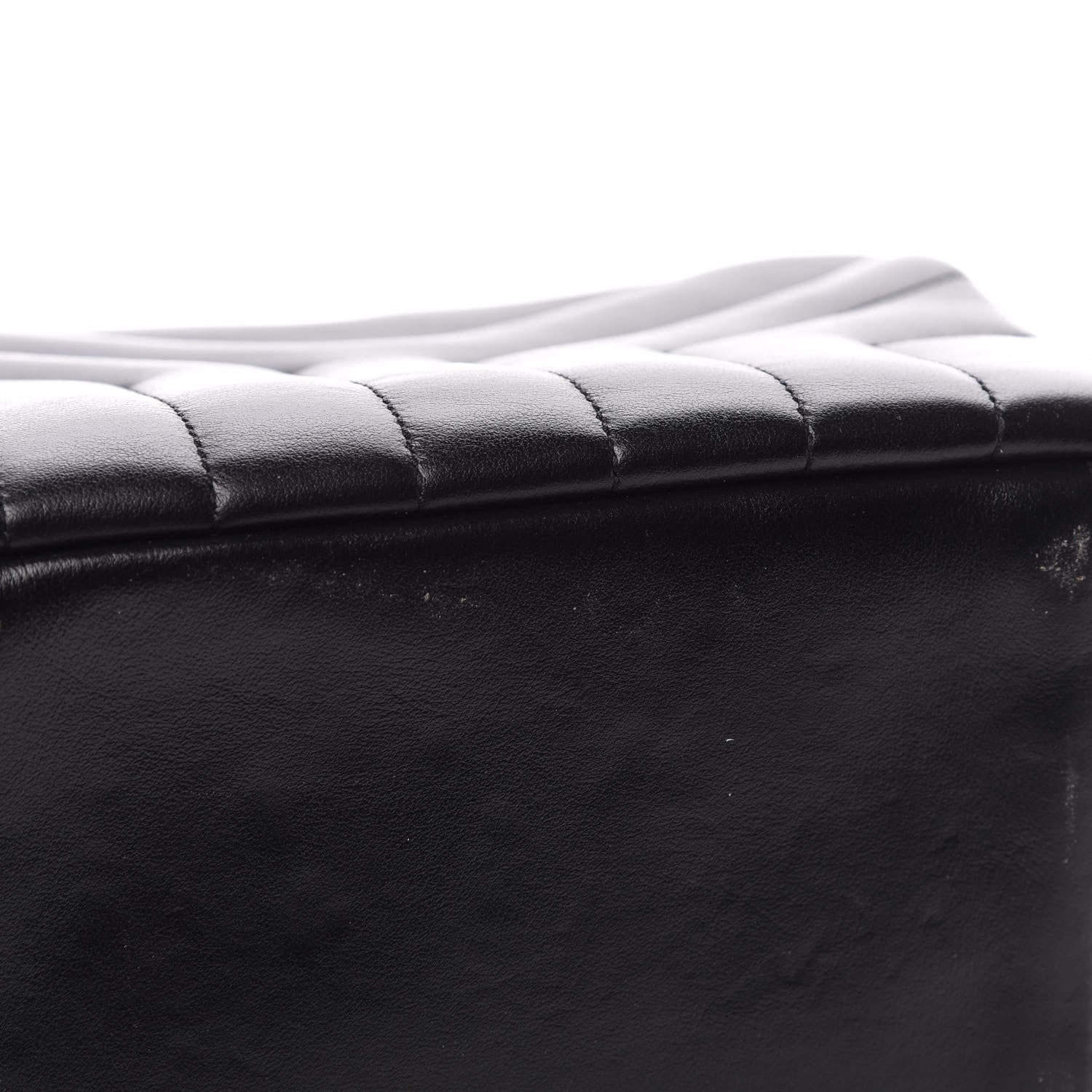 Saint Laurent Calfskin Y Quilted Monogram Small Loulou Bowling Bag Black 8 of 10