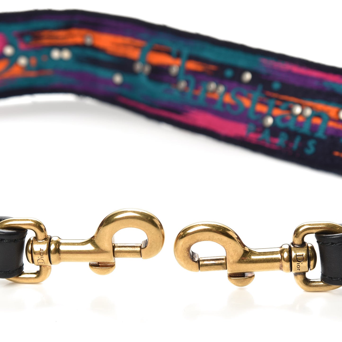 Canvas Embroidered Studded Mexico Shoulder Strap Multicolor