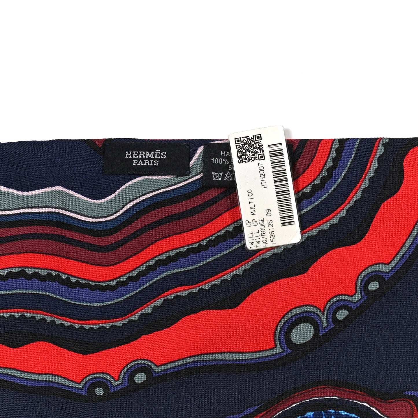 Silk Twill-Up Rouge Multicolor