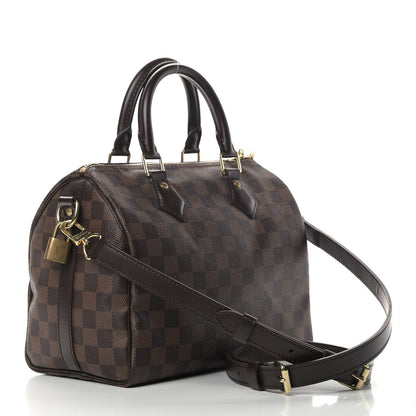 Louis Vuitton Damier Ebene Speedy Bandouliere 25 2 of 10