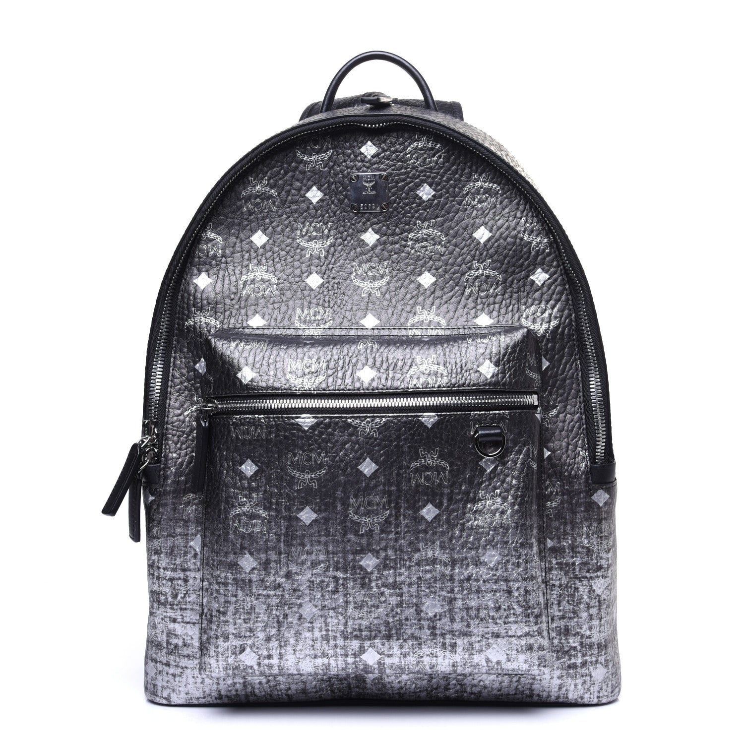 MCM Gradation Visetos Large Stark Backpack Silver 1 of 11