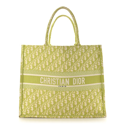Christian Dior Oblique Large Book Tote Vert Anis 1 of 9