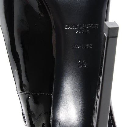 Saint Laurent Patent T-Strap Pumps Black 39 6 of 7